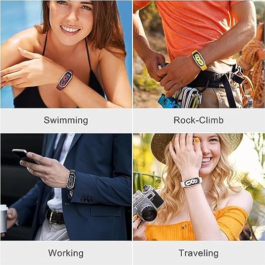 3 Pack Bands for Mi Band 8 Strap/Mi Band 9 Strap Soft Silicone Replacement Sport Wristband for Xiaomi Mi Band 8/9 Watch Band Accessories for Women Men
