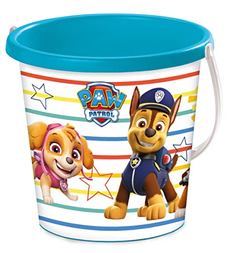 Mondo Toys - BUCKET PAW PATROL - Sandeimer ø17 cm - Strandspielzeug für Kinder ab 3 Jahren - 28242