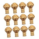 Photo Gallery malugogo 12 terminali per asta per tende in alluminio, con elegante design a sei foglie, forma piccola in avorio, bianco, nero e oro rosa, per pali per tende da finestra Photo Gallery malugogo 12 terminali per asta per tende in alluminio, con elegante design a sei foglie, forma piccola in avorio, bianco, nero e oro rosa, per pali per tende da finestra