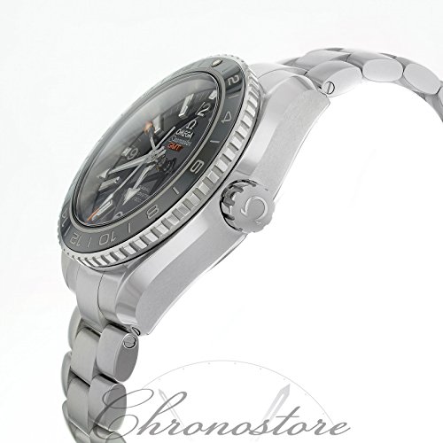 Omega Seamaster Planet Ocean GMT Black Dial Steel Mens Watch 232304422010012