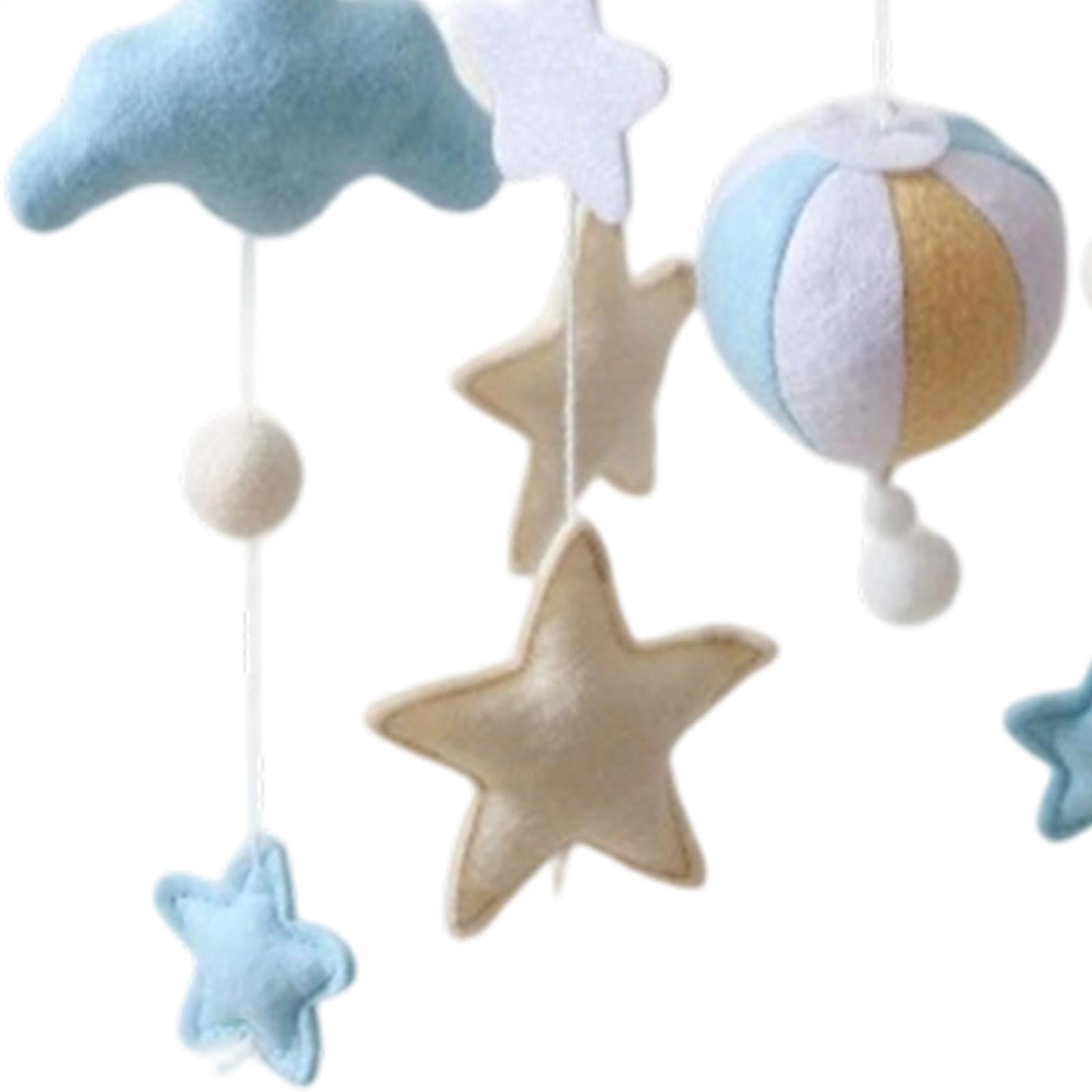 Bambini Mobile per Culla Handmade Naturale Liscia Ornamenti In Legno | Clip mobile per culla per ragazzi doccia festa casa giorno soggiorno finestra porta soffitto