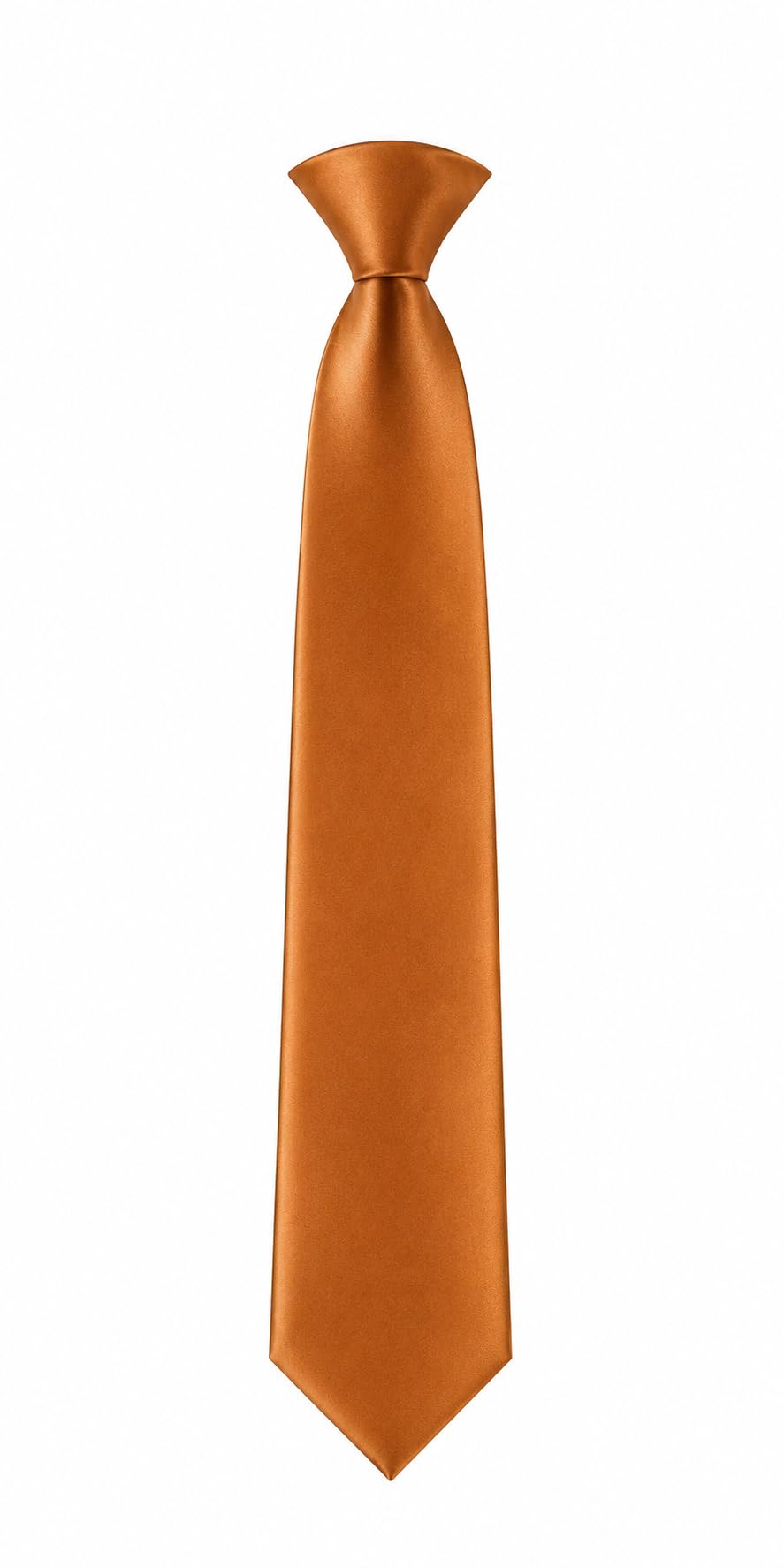 Men's Luxury Solid Satin Neck Tie | Classic Formal Polyester Necktie for Office, School, College, Wedding, Party & Corporate Events-image-47