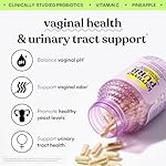 Lemme Purr Vaginal Probiotics for Women - Promotes pH Balance, Healthy Vaginal Odor & Urinary Tract Health w/Lactobacillus Blend, Clinically Tested Strains, Pineapple & Vitamin C - 60 Veggie Capsules - Image 2