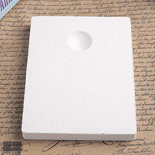 Firebrick Jewelry Tool Insulierend, Feuerstein Isolations Feuerstein für Schmelzen Schweißen Thermisch, Kompakt Leicht Feuerstein Schweißen Schmuckschweißen