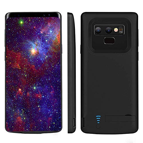Mondpalast @ Coque de batterie portable 5000 mAh Chargeur externe de secours Powerbank Coque de protection pour Samsung Galaxy Note9 Note 9 Noir