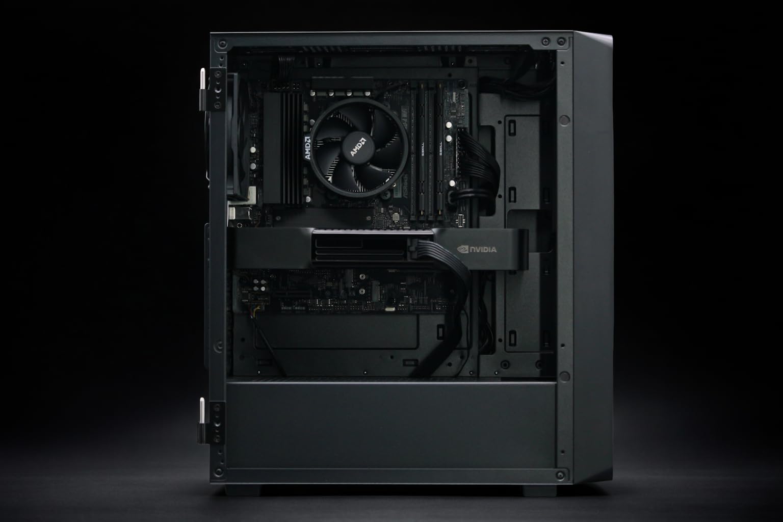 The internal cooling architecture of a high-density AI workstation