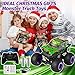 Gohero Monster Trucks for Boys Age 4-7, 2.4Ghz RC Zombie Monster Truck Toys with Stunt, 360°Spin & Drift, 1:20 Scale Remote Control Car with Light & Sounds, Gift for 3 5 6 8 Year Old Boys&Girls.