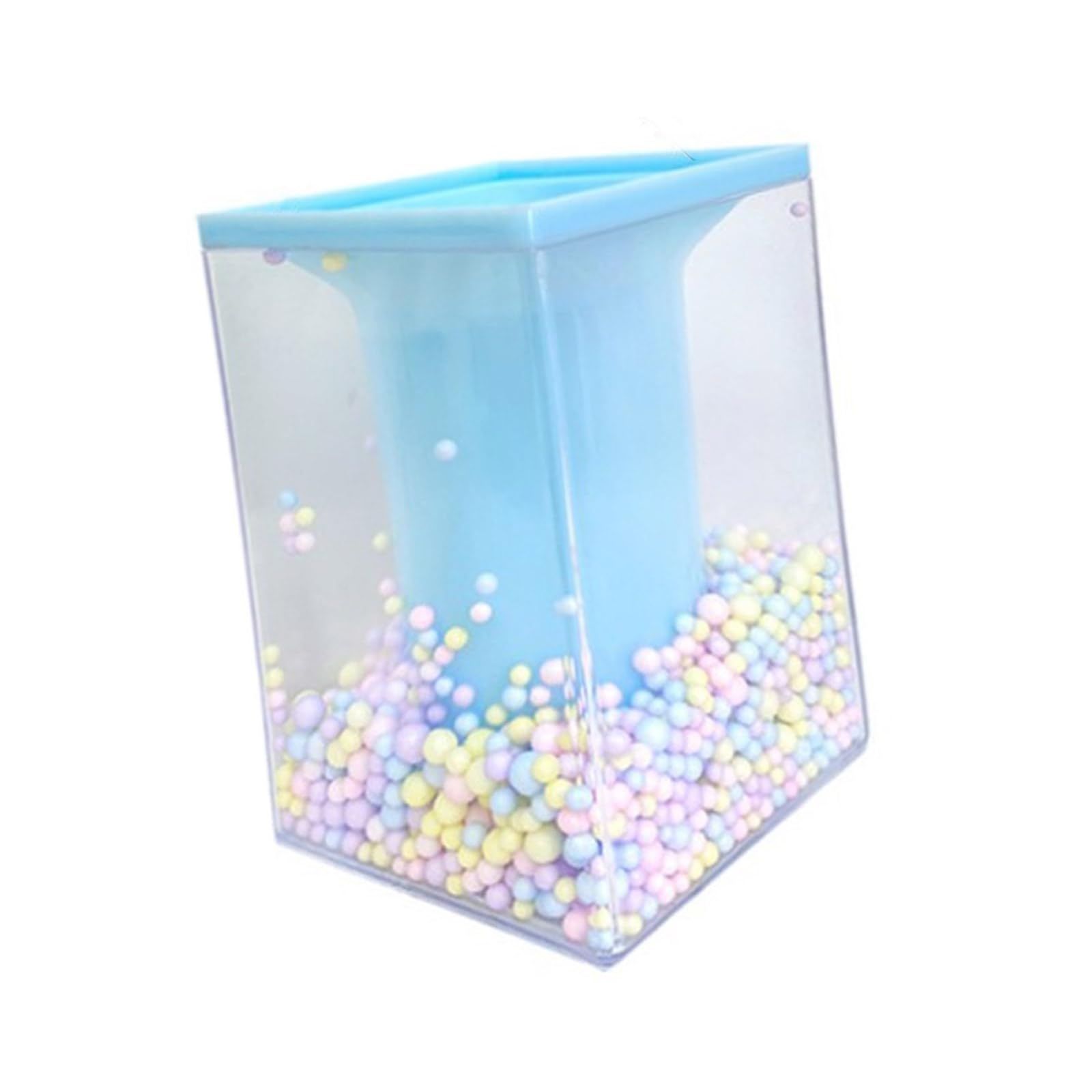 GTYLF Shape Pen Cup Desktop Cosmetic Organiser Storage Box for Bathroom Vanity Makeup Essential Organization Kids Desk Organiser