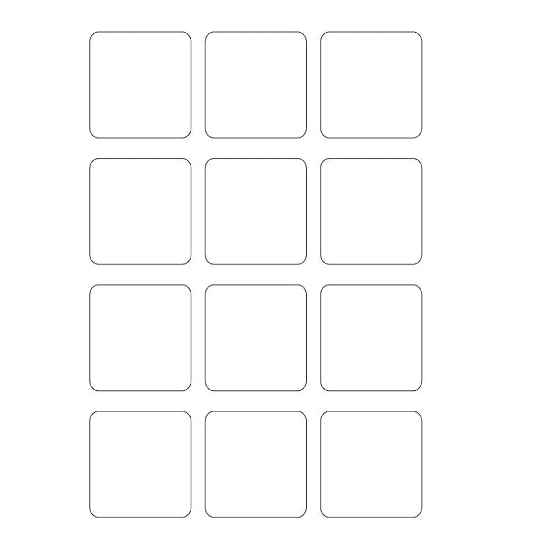 200 x 12 Labels per sheetA4 White Self Adhesive Address Shipping Mailing Labels, Sticky Back Printing Sticker, Laser/Inkjet Printers and Copier Size 63mm x72mm,