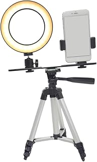 PartyKindom makeup light cell phone flash Photography lights tripod Beauty Filling Light filling Camera Fill Light Charge broadcast live fill light mobile phone light round light