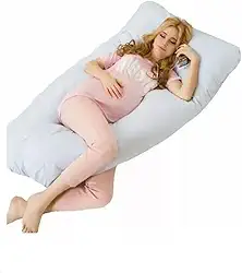 Travesseiro Corporal Para Gestante (Branco)