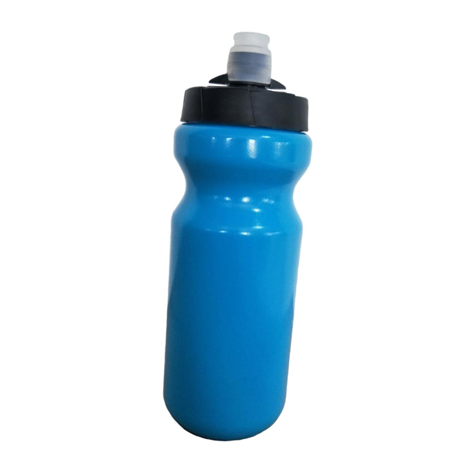 Squeeze Sports Water Bottle Portable Water Cup for Baseball Workout Football Blue-image-38