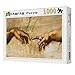 FAWFAW Puzzle 1000 Pièces, Adam Et Eve, Création D'Adam, Jeux De Jouets pour Enfants Brain Challenge