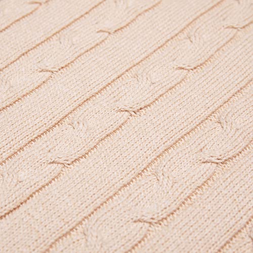 Image of Kid Nation Boys Sweater Cotton Quarter Zip Sweater Kids Cable Knit Pullover | Casual 1 /4 Zip Sweater for Child 3-14 Years (Previously Amazon Essentials)