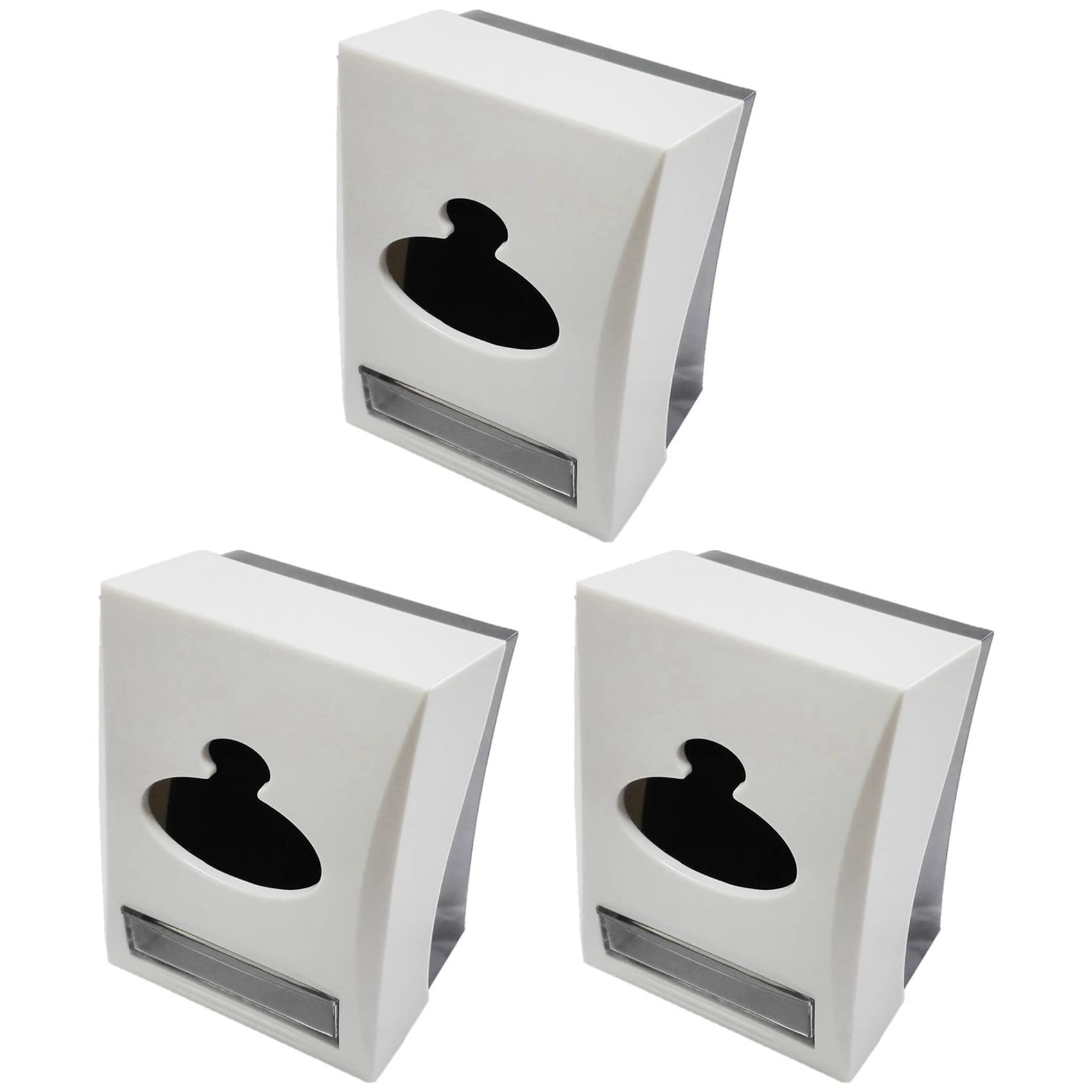 Hndhbfgrt 3X Table Top Restaurant Tissue Dispenser Napkin and Toothpick Holder Paper Roll Holder for Hotel