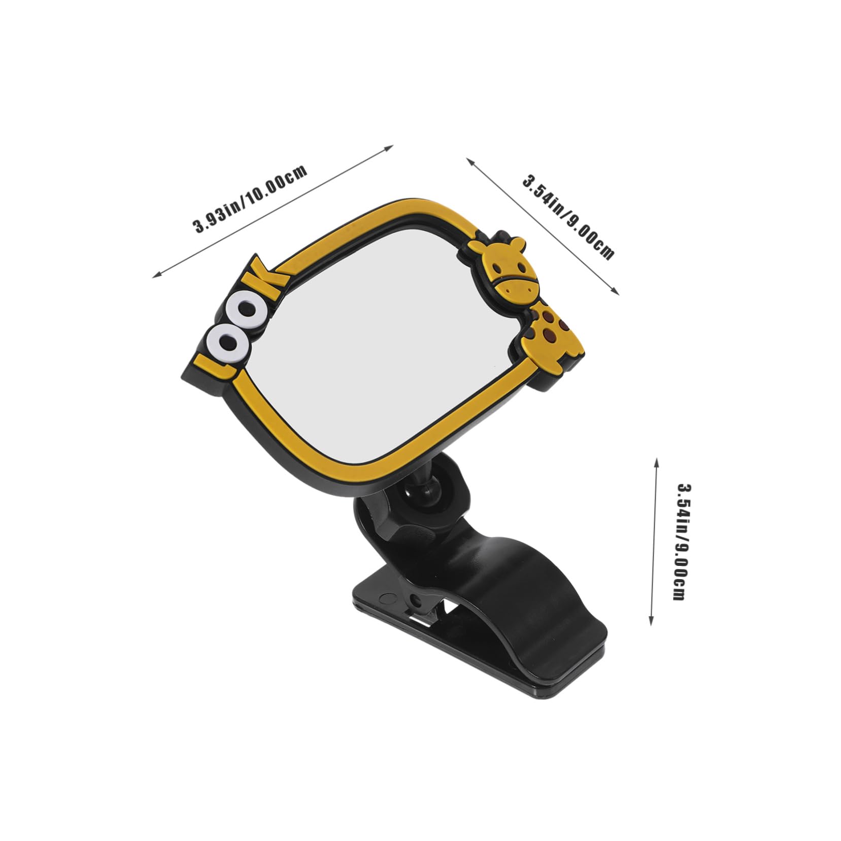 BESTonZON 4piezas Espejo Para Coche De Espejo Retrovisor Infantil Para Asiento Trasero Fácil Instalación Visión Clara y Segura Para Observar Tu Hijo Mientras Conduces