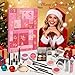 Makeup Advent Calendar 2025 for Women Teen Girls 24 Days Beauty Advent Calendar Christmas Makeup Set Gift for Wife Daughter Mother Girlfriends Trendy Stuff Makeup Kit Gifts Face Eyes Lips Cosmetics