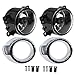 marddpair Left and Right Side Fog Lights Replacement for Focus S SE SEL Titanium 2012-2014 Clear Lens Fog Lamp with Bulbs 4F9Z15200AA CP9Z17E810C