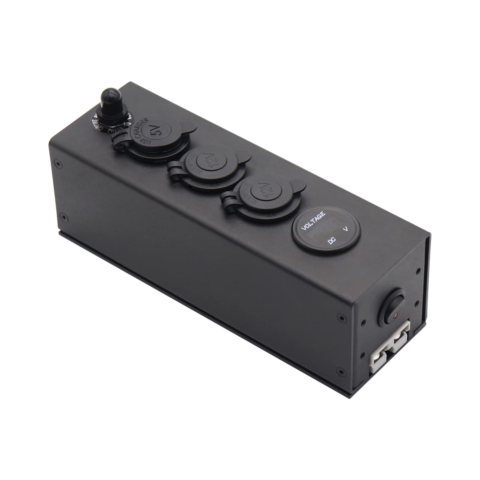 Hanzete Multifunzione Power Box 3 in1 Alimentatore Voltmetro Caricabatteria da Auto
