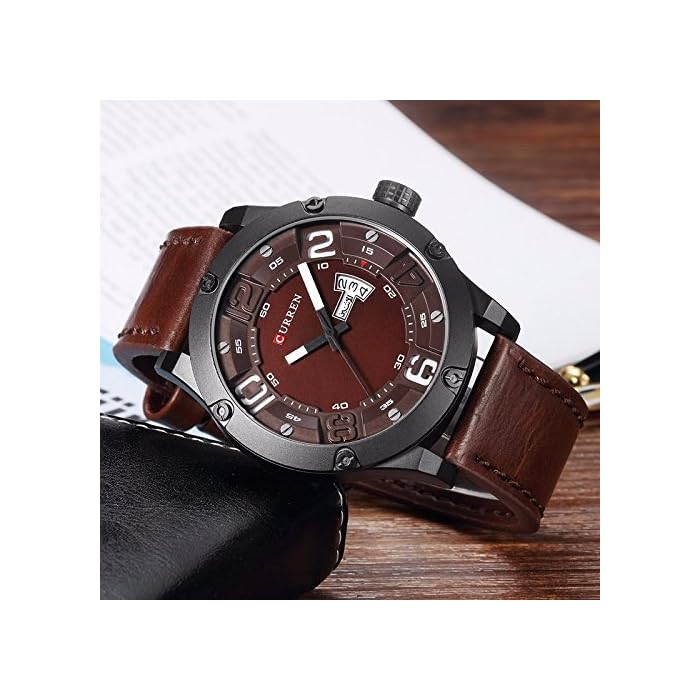 CURREN Military Quartz Man Watch Men Watches Top Brand Luxury Famous Male Clock Reloj de Pulsera - Imagen 4