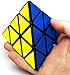 TANCH YJ Pyramid Speed Cube 3X3 Triangle Magic Cube Puzzle Toy Black