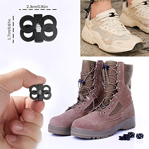 48PCS Tactical Gear Clip Set Molle Webbing Attachments for Backpack Bag Vest Belt with Nylon Strap Hook, D Ring Grimlocks Locking, Web Dominators, Elastic Strings and Molle Accessories