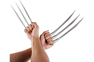 Wolverine Claws Realistic Plastic Cosplay Costume Props - The Ultimate X-Men Accessory for Immersive Roleplay