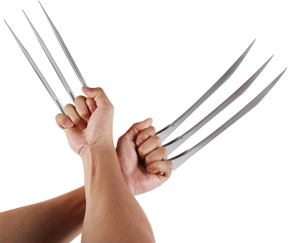 Wolverine Claws Realistic Plastic Cosplay Costume Props