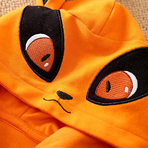 Relabtaby Cute Baby Boy Girl Romper Newborn Anime Onesie Toddler Halloween Cosplay Jumpsuit Outfit Clothes Orange thumb #3