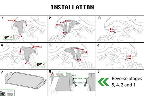 image for LQMY Motorcycle Radiator Grille Guard Protective Cover For Multistrada