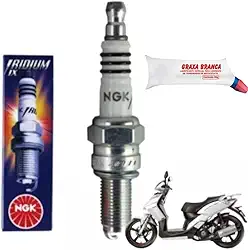 Vela de Ignição de Iridium NGK para Motocicletas, com Graxa Branca
