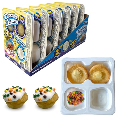 Cupcake Dippers for Kids & Adults - Moist Vanilla Cupcakes