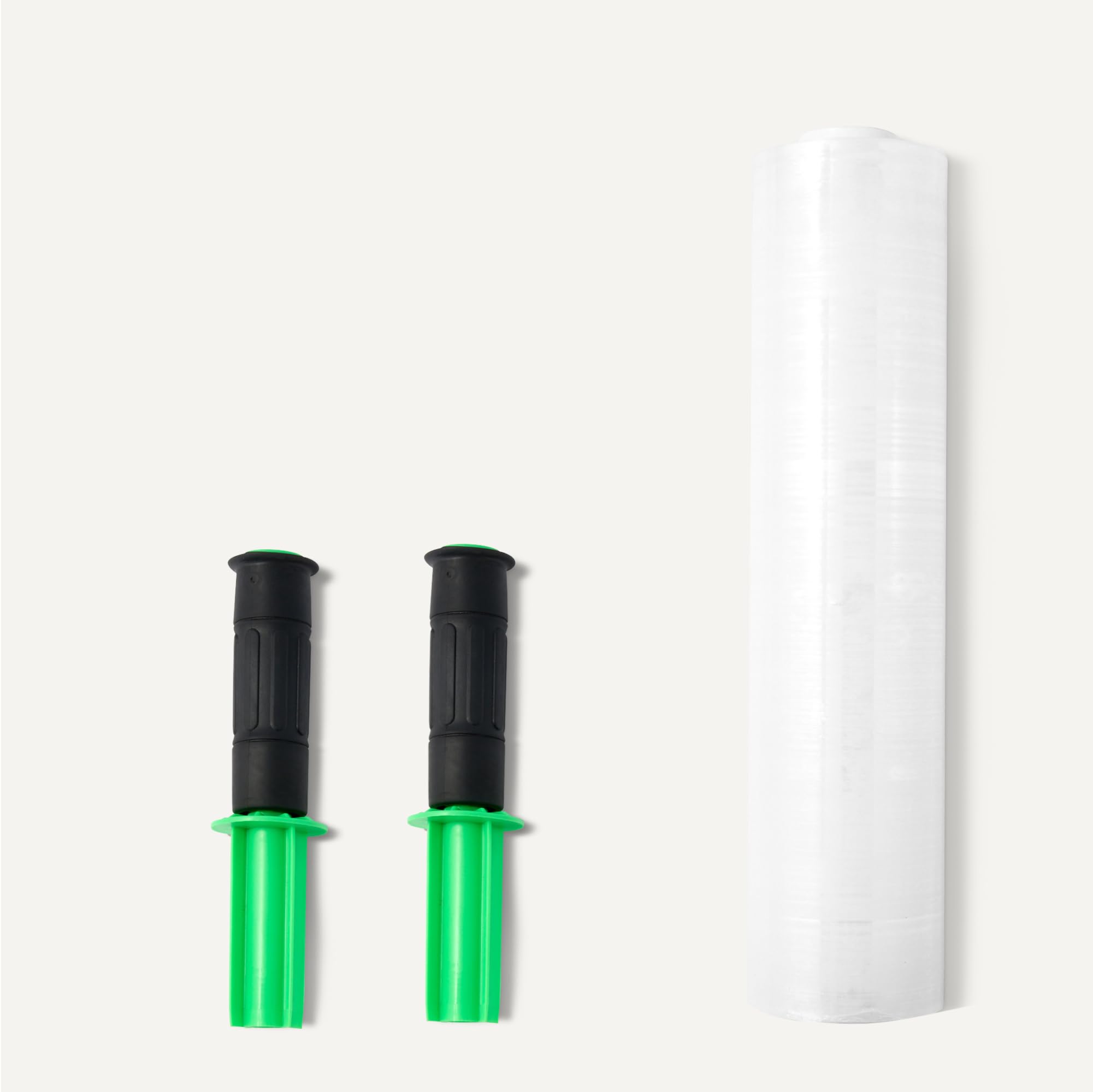 Amazon Basics Rollo de Film Elástico, 38,1 cm x 304,8 m, 1 Rollo con 2 Asas, Transparente