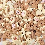 SUKPSY 50 Pcs 3D Flatback Resin Charms Flower Animal Embellishments Making Supplies for Hair Clip Scrapbooking Phone Case DIY Easter Craft Decorate (Mixed Color)