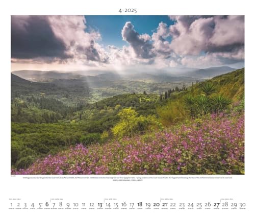 PALAZZI - Landschaft im Licht 2025 Wandkalender, 60x50cm, Posterkalender mit malerische Landschaftsfotografie, hochwertige Naturbilder, eine Reise ... int. Kalendarium: Light on the Land