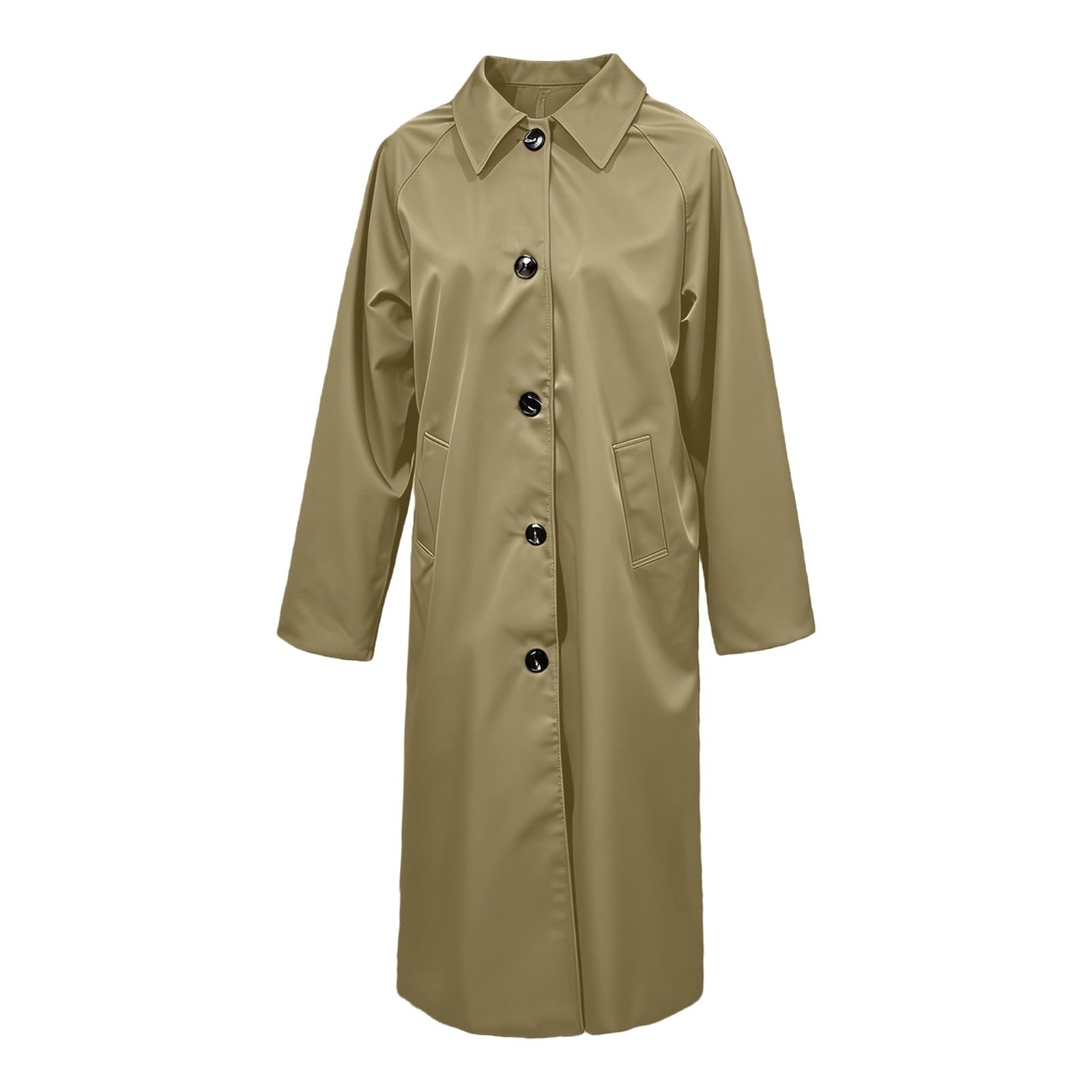 Piumino Donna un Elegante Trench Lungo con Collo e un Particolare Dettaglio sul Disponibile anche in Taglie Forti, questo Cappotto È Disponibile in Lunghezza Midi o Lunga. Sera