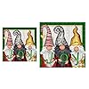   Bundle-of-2-20-count-Boston-International-Gnome-Holiday-Paper-Napkins-Cocktail-and-Lunch
