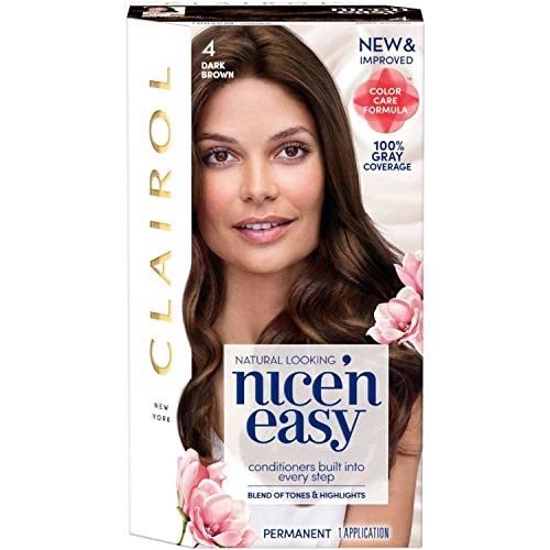 Clairol Nice 'n Easy Permanent Color,[4] Dark Brown 1 ea (Pack of 4)
