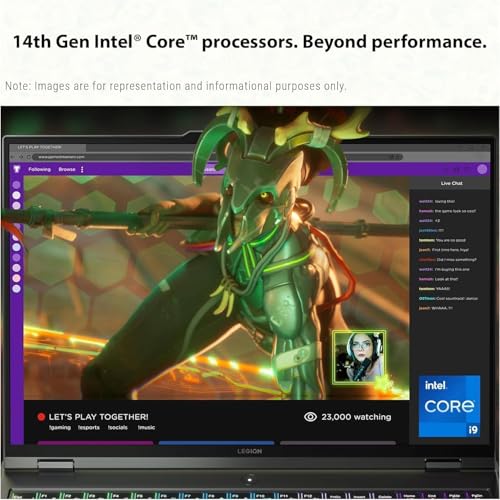 Image of Lenovo Legion 5i Gaming Laptop, Intel i9-14900HX, GeForce RTX 4060, 16 Inch WQXGA 165Hz, 64 GB DDR5 RAM, 1 TB SSD, Backlit KB, Windows 11 Pro & Office Lifetime License, Wi-Fi 6E, w /Accessories