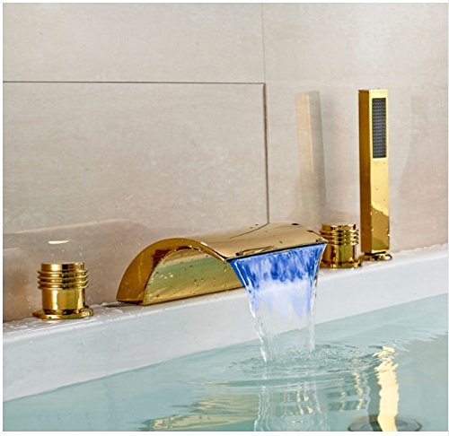 Robinet de salle de bain LED cascade pour transformer votre pièce d'eau en spa moderne relaxant