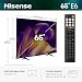 Hisense 65" 65E6STUK 4K Ultra HD AI Smart TV with Freely, Netflix, Disney+ and YouTube - AI 4K Upscaler, AI Smooth Motion, Game Mode Plus, Dolby Vision, Voice Control, DTS Virtual: X, Filmmaker Mode