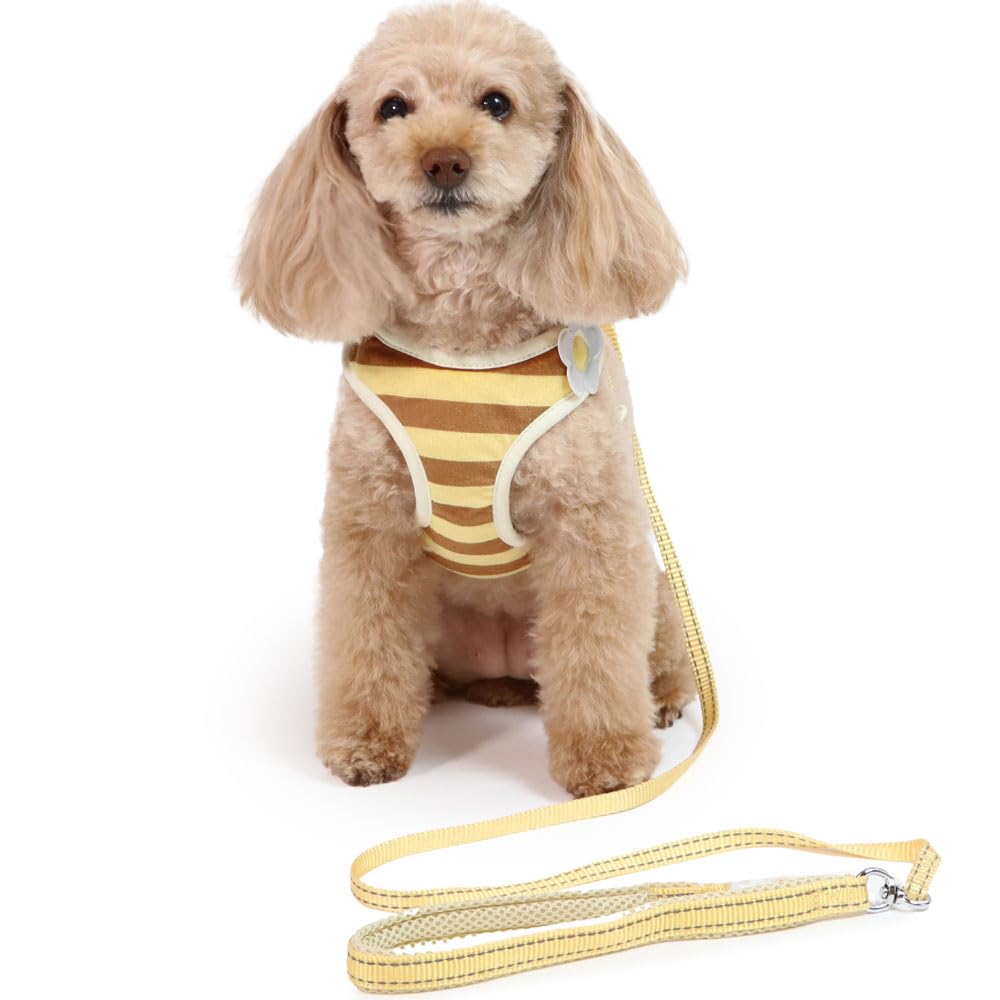 Amazon | ペットパラダイス 犬 リード付き ハーネス 犬具 一体型 はち