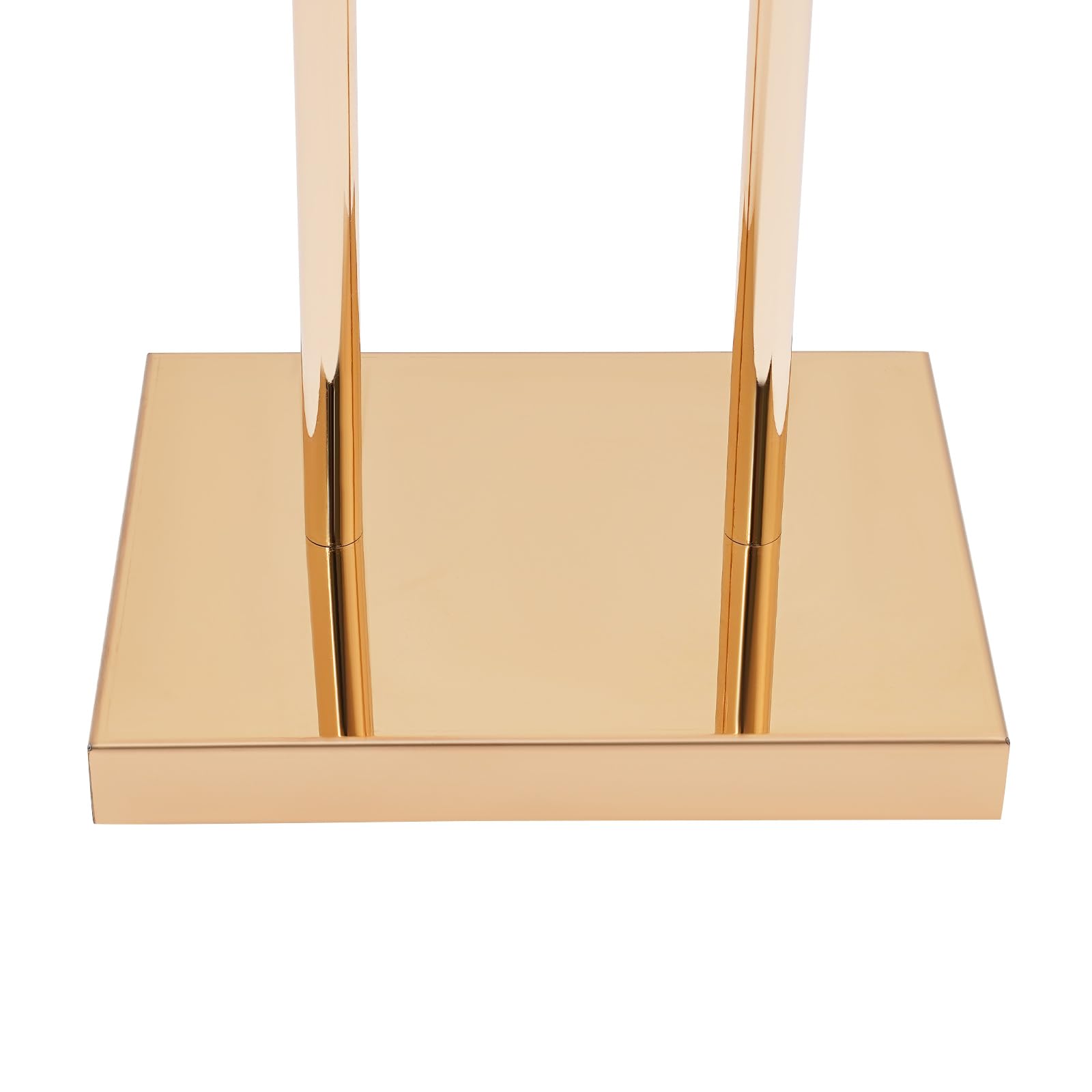 Stojak na kwiaty na wesele, 2 sztuki, metalowy, 77 cm, złoty, srebrny, dekoracja na kwiaty, imitacja kryształu z akrylowymi zawieszkami, stojak na kwiaty w kształcie litery X, dekoracja