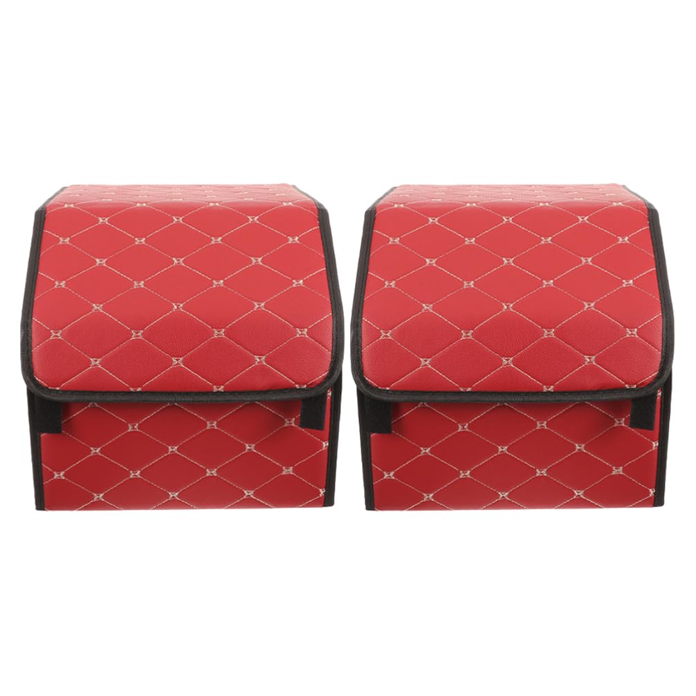 2pezzi Organizer Auto Per Bagagliaio Contenitore Multifunzionale Per Veicolo Pratico Organizer Per Trasporto Di Generi Attrezzature Sportive e Utensili Facile Da Pulire e Sicuro Da