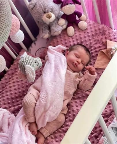 Muñeca Bebe Reborn De Silicona Realista 20 Pulgadas miniatura 3