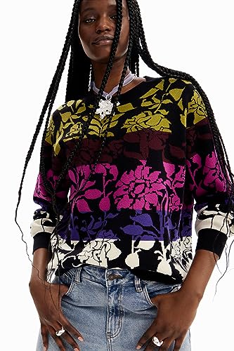 Desigual Women's Floral Jacquard Pullover3