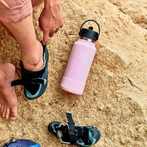 Image of Hydro Flask Bottle Boot - Bottom Protector Sleeve - Silicone Water Bottle Accessory Medium Trillium Pink