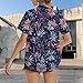 Women American Flag Shirts Patriotic Camp Shirt 4th of July Tops USA Flag Red White Blue Top Button Up Plus Size