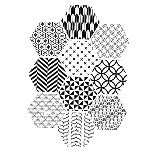 Cabilock 10stücke Anti-rutsch-Aufkleber Sechseckige Fliesenpaste...