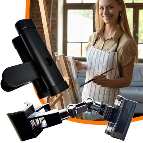 Porte-pinceau pour chevalet ajustable et support papier d'artiste